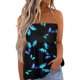 thumbnail image 2 of Ropa de mujer, Tops de tubo fruncidos para mujer, Tops sin mangas elegantes de verano, Tops de tubo fruncidos para mujer, elegantes y modernos, 2 of 6