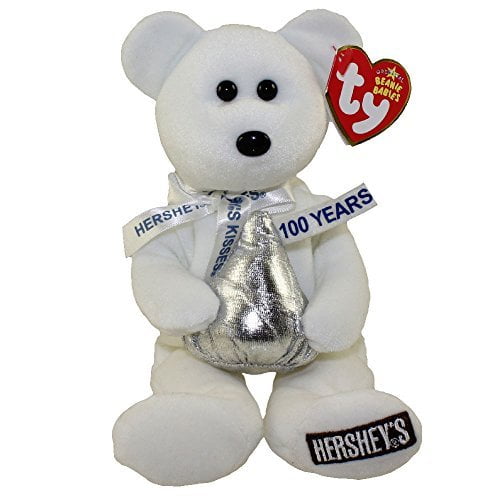 ty beanie baby white bear