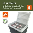 thumbnail image 2 of Ozark Trail 10 Quart Hard Side Cooler, 14-Can Capacity, Gray, 2 of 8