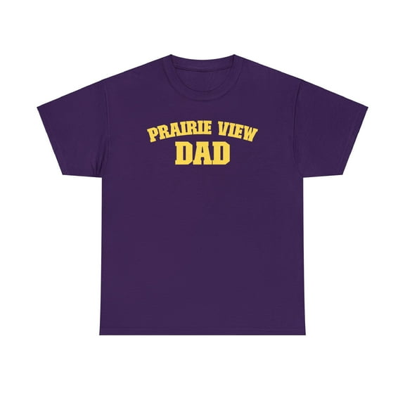Prairie View A&M University Dad Unisex Heavy Cotton Tee - 107 HBCU