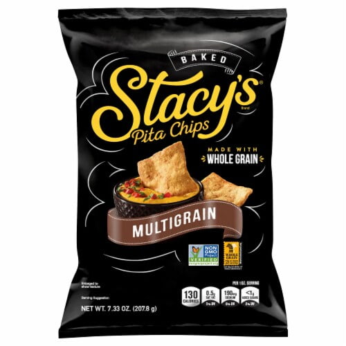 Stacy's Multigrain Baked Pita Chips Snacks 7.33 oz - Pack of 2