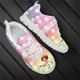 thumbnail image 1 of Zapatillas planas informales con estampado de enfermera para mujer, zapatos de moda con dientes, ligeros y transpirables de malla para caminar, 1 of 6