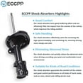 thumbnail image 5 of Shocks Struts,ECCPP Front Pair Shock Absorbers Strut Kits fit for 2006 2007 2008 2009 2010 2011 for Hyundai Accent for Kia Rio Rio5 Compatible with 333516 72297 333517 72298, 5 of 5