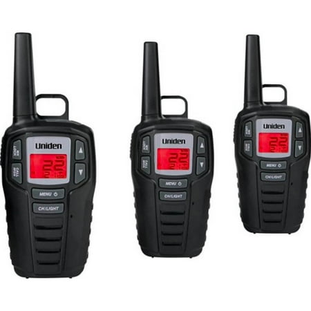 Uniden - GMRS 30-Mile, 22-Channel GMRS 2-Way Radios - Black