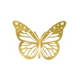thumbnail image 2 of Metal Hollow Simulation Butterfly Gold And Butterfly Wall Sticker, 2 of 4