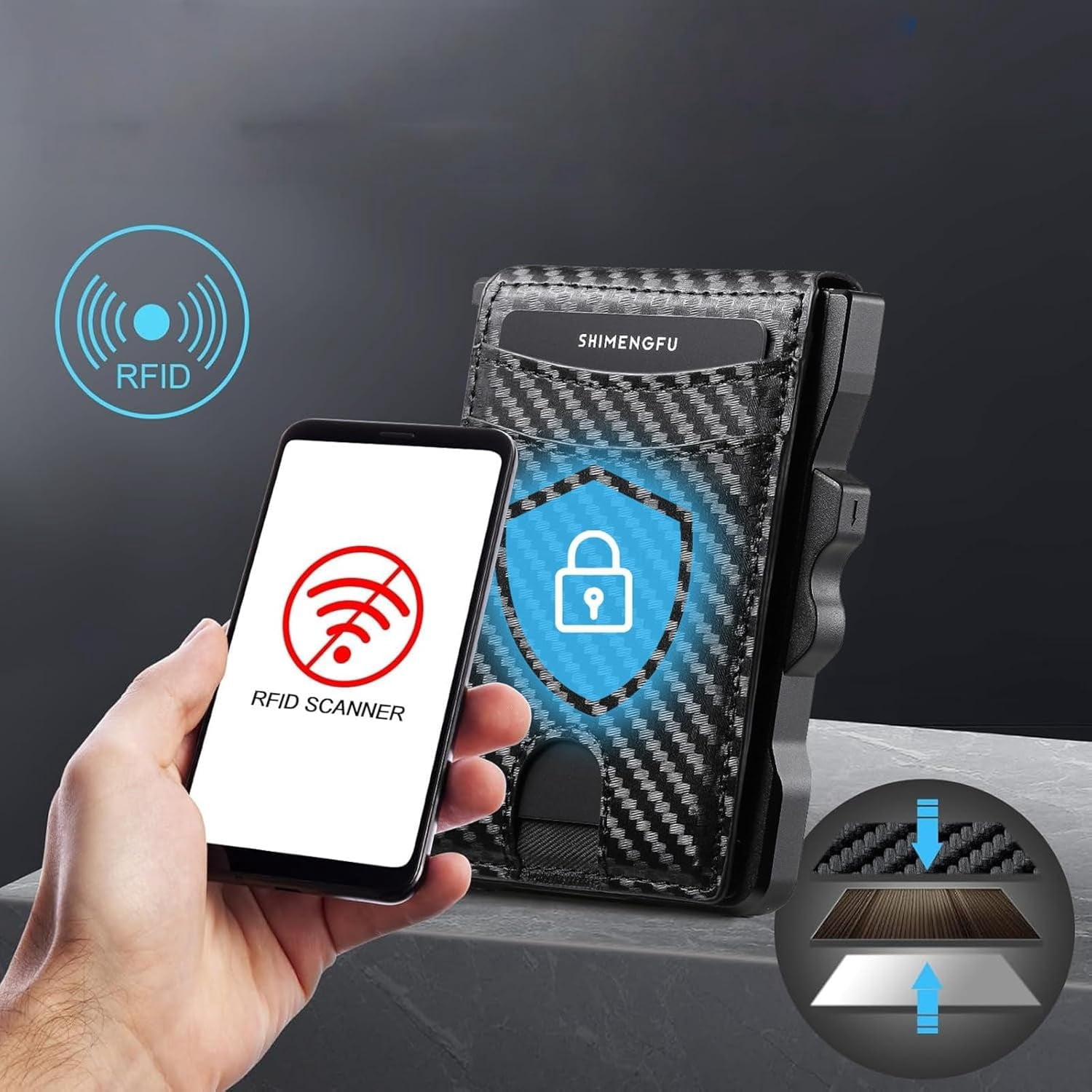 Magvault Wallet, Maximum Capacity Minimal Footprint.