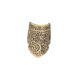 thumbnail image 5 of Dedal de costura, protector de dedos, anillo protector antideslizante de estilo vintage, Bronce, 5 of 9