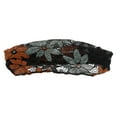 thumbnail image 2 of Unique Bargains 1 Pc Headband Eight-leaf Flower Lace Wide Hairband for Women Green, Orange, 2 of 5