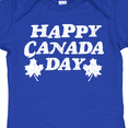 thumbnail image 4 of Inktastic Happy Canada Day with Distressed Maple Leaves Boys or Girls Baby Bodysuit, 4 of 5