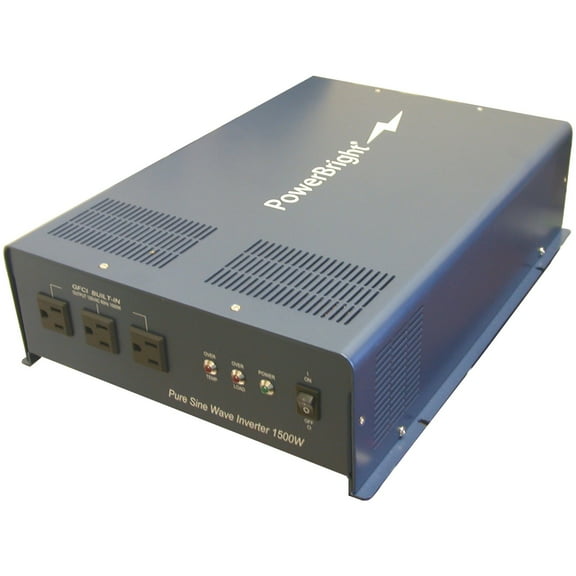 PowerBright APS1500-12 1,500-Watt Pure Sine Power Inverter