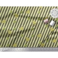 thumbnail image 3 of Soimoi Gray Poly Georgette Fabric Cactus & Stripe Print Fabric by the Yard 42 Inch Wide, 3 of 3