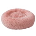 thumbnail image 1 of Cama Redonda para Mascotas Blusea, Peluche Suave, Diámetro 120cm, Color Rosa, Empaque Triple en Caja de Cartón Resistente, Ideal para Mascotas de Hasta 35kg., 1 of 2