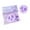 Purple, variant on Halloween Skull Squishy Fidget Toys for Adults, Cartoon Anime Tactile Gadget, Soft Rubber Indoor Desktop Sensory Accessory Multi Color 1 Pack