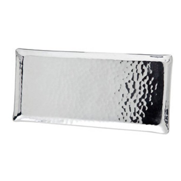 Godinger Hammered Rectangular Tray 11 x 5 in.