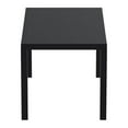 thumbnail image 3 of Ares Resin Rectangle Dining Table Black, 3 of 4