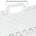 thumbnail image 6 of Simplify 12" Plastic Folding Single Step Stool in White, 6 of 8