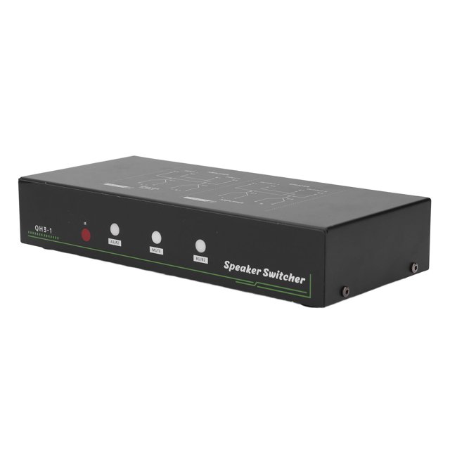 Manual Speaker Selector 1 in 2 Out or 2 in 1 Out Amplifier Speaker Switcher with XLR Interface