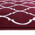 thumbnail image 7 of SUSSEXHOME Beatrice Collection 5'x7' Red&White Area Rug, Extra Soft and Comfy Carpet, Area Rugs for Kitchen, Living Room Rug, Runner Rug, Indoor Rugs for Bedroom, Machine Rug, Area Rug, 7 of 7