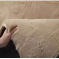 thumbnail image 2 of Faux Fur Plush Washable Area Rug for Bedroom, Living Room, Teen Room - Camel Beige, 6x9, 2 of 8