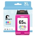 thumbnail image 1 of Cartucho de tinta Penguin 65XL Color para impresora HP Envy 5055, 1 of 7