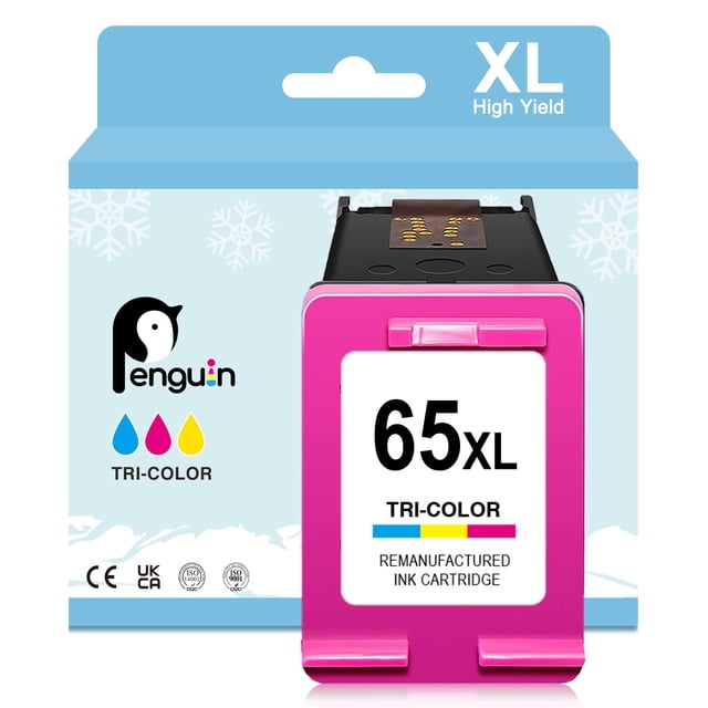 Cartucho de tinta Penguin 65XL Color para impresora HP Envy 5055