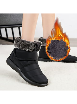 Wholesale Autumn Winter Women Fashion Thick Warm Plush Round Head  Thick-Soled Short Boots