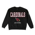 thumbnail image 6 of Women's Gameday Couture Black Arizona Cardinals Oversized Level Up Black Label Premium Fleece Sweatshirt, 6 of 6