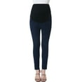 thumbnail image 2 of Maternity Women's Jeggings (26" Inseam) - Denim Jeans Blue L, 2 of 4