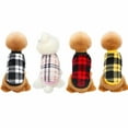 thumbnail image 7 of Dog Winter Clothes Plaid Fleece Sweater Coat Casual Comfy Jumpsuit Soft Cold Weather Clothes for Puppy Christmas Holiday Pullover For Small Dog Boys And Girls, 7 of 7