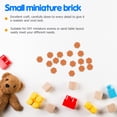 thumbnail image 3 of MasteelfCA 80Pcs 1:16 Miniature Brick Wall Bricks Model Fairy Garden Micro Landscape Decor, 3 of 7