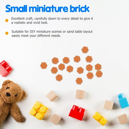 

Bricks Brick Model Miniature Mini Fake Garden Micro Landscape Sand Table Crafts Tiny Fairy Small Nativity Project Blocks