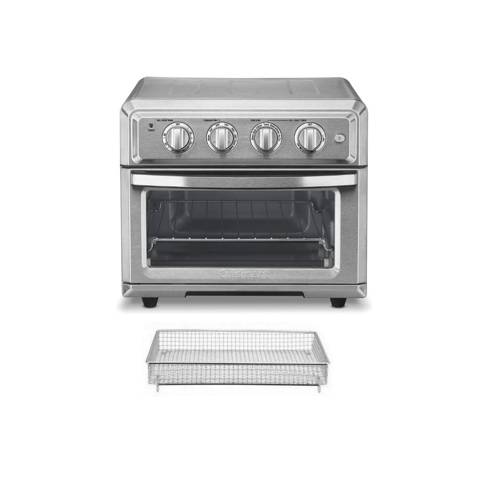 Cuisinart TOA-60 Convection Toaster Oven Air Fryer with Light Silver 
