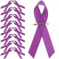 K-KED 100pcs Bright Color Symbol Awareness Groups Events Ribbon Brooch Brooch Decor