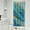 Teal Marble Gold, variant on Green Marble Color Flow Pattern Shower Curtain 72"x72" ,Bathroom Decorative Shower Curtains Set with 12 Hooks,Modern Waterproof Washable Shower Curtain