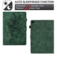 thumbnail image 3 of Allytech for iPad Mini 5 2019 Case for iPad Mini 4/3/2/1 Case for iPad Mini 7.9 inch, Flip Stand PU Leather Protective Auto Sleep Wake Card Slots Pen Holder Wallet Case for iPad Mini, Green, 3 of 10