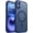 Dark blue, variant on Kryonix Magnetic for iPhone 16 E Case With Lens Case(Compatible with MagSafe) (Military Grade Drop Protection) Translucent Matte Shockproof Phone Cover,Purple/Blue/Pink/Black