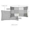 thumbnail image 5 of VHC Brands, Sawyer Mill Patchwork King Sham, Black, 21x37, 5 of 6