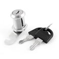 thumbnail image 1 of Unique Bargains Mailbox Cabinet Drawer 23mm Head 18mm Thread Cylindrical Cam Lock w 2 Keys, 1 of 3
