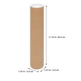 thumbnail image 2 of WRISTBIQUE 12 Pcs Tubes pour Affiches Brun Clair Ronds Rangement pour Documents, 2 of 8