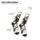 thumbnail image 2 of Balery Black And White Rose Calcetines novedosos Calcetines deportivos Calcetines hasta la rodilla Calcetines de algodón Calcetines originales y geniales, 2 of 6
