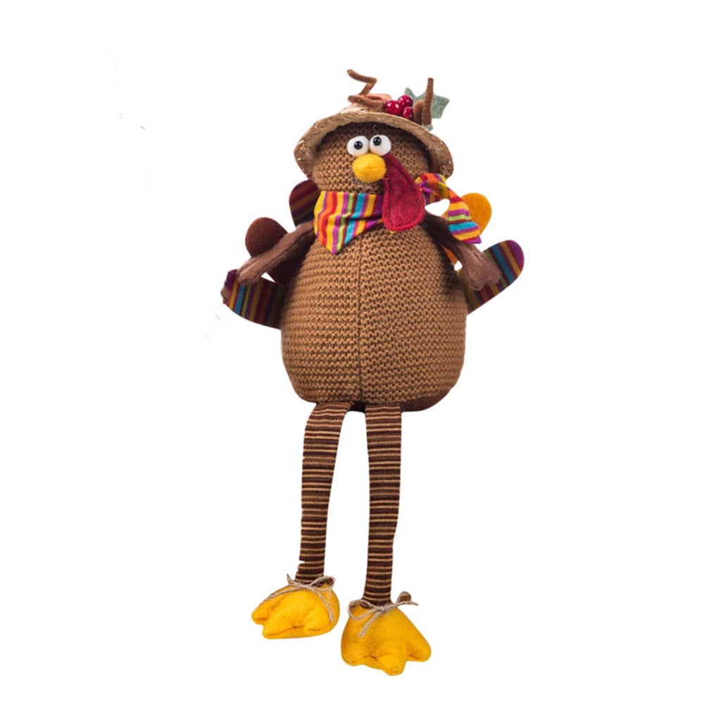 Thanksgiving Decorations Stuffed Turkey Toy Stuffed Animal Turkey Home Decor Handmade Turkey