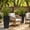 Black, variant on 2 Pack 22Inch High Planters with Smart Self-Watering System, Decorative Flower Pots for Indoor & Outdoor, large Planters for Porch,Garden, Patio, White