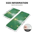 thumbnail image 2 of Yiaed Christmas Green Kitchen Rugs Sets of 2 Kitchen Mats Cushioned Anti Fatigue Kitchen Rug Tapetes Para Cocina for Sink,Laundry Room, 2 of 6