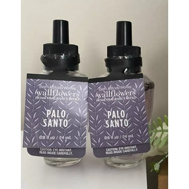 Bath and Body Works Palo Santo Wallflowers Home Fragrance Refill, 2 Pack, Total Net 1.6 Fl Oz