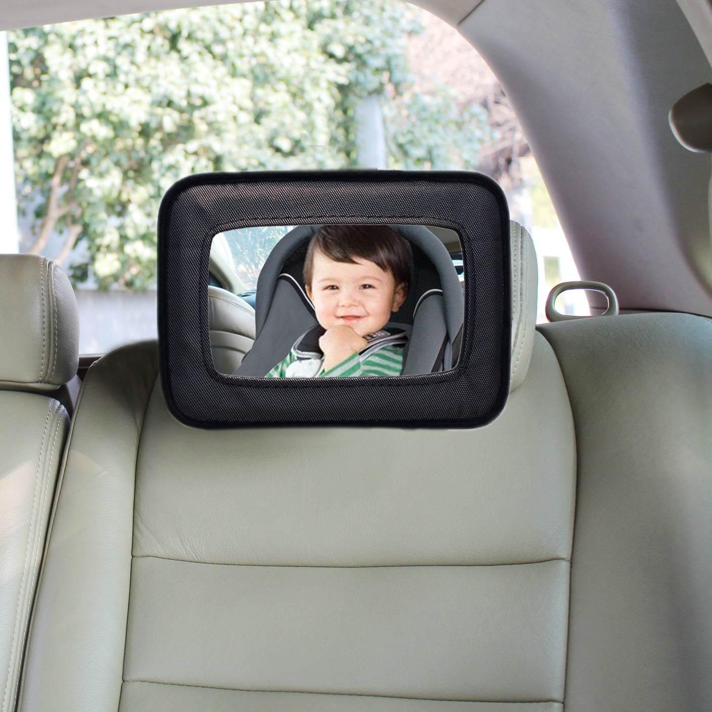 Baby Mirror Car Back Seat Cover Infant Child Rear  Safety View Toys Comfy L 