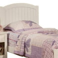 thumbnail image 2 of Shov Twin Size Bed, Arched Headboard, Classic White Wood Construction - Saltoro Sherpi, 2 of 5