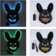 thumbnail image 5 of Máscaras de Halloween, máscara LED EL Wire Scary Mask para la fiesta del festival de Halloween, máscaras faciales de Halloween para hombres, mujeres y niños pink, 5 of 5