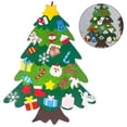 thumbnail image 2 of Árbol de Navidad de fieltro JanHm Set de Bricolaje para niños decoraciones, 2 of 5