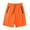 Orange, variant on DuoJiaJ Women's Casual Summer Shorts Lightweight Mid Waist With Pockets For Daily Wear Sports Running Vacation Climbing Comfortable Stretchy Breathable High Waisted Casual Pants