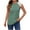 Army Green, variant on QIUOMBBP Womens Striped Tank Tops Casual V Neck Lace Sleeveless Camisole Summer Slim Fit Fashion Tunic Top Navy L